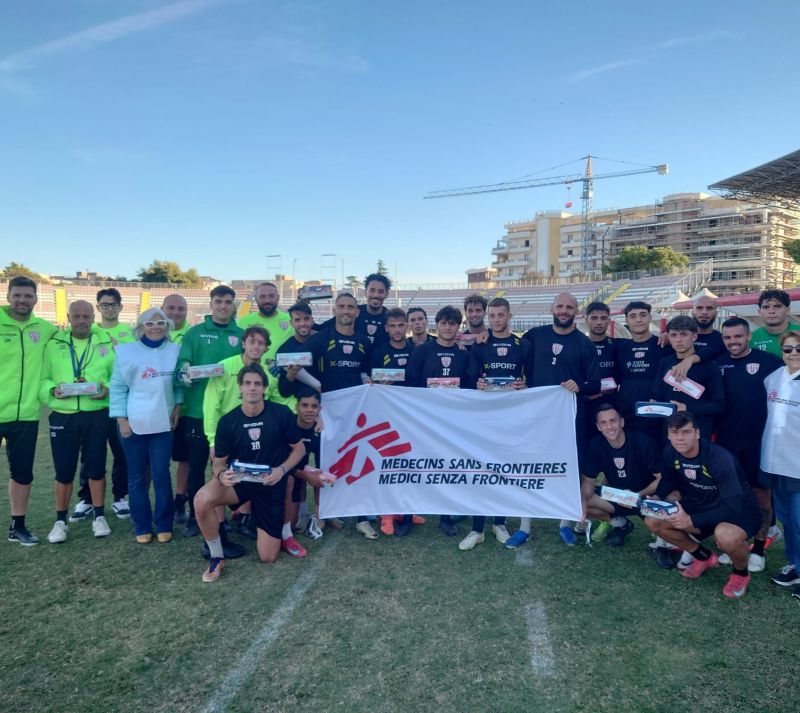 Barletta 1922 sostiene Medici Senza Frontiere
