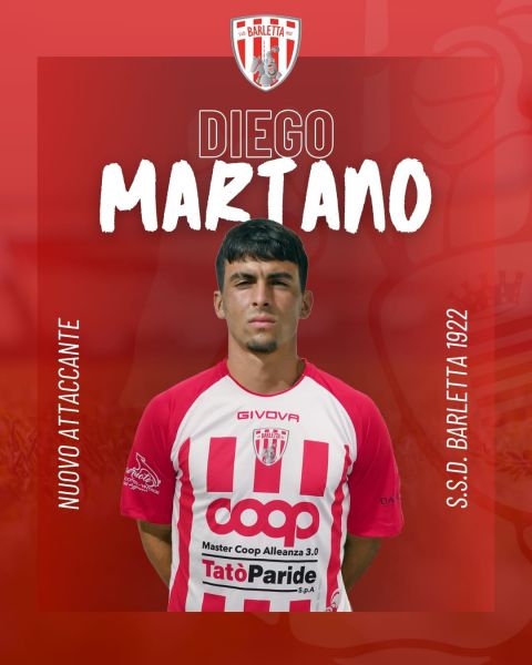 Diego Martano approda al Barletta 1922