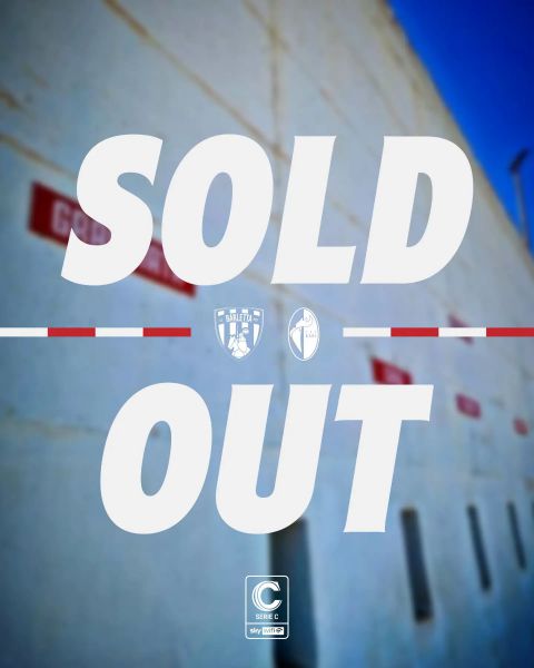 Barletta 1922 - Bari, sold out settori casalinghi