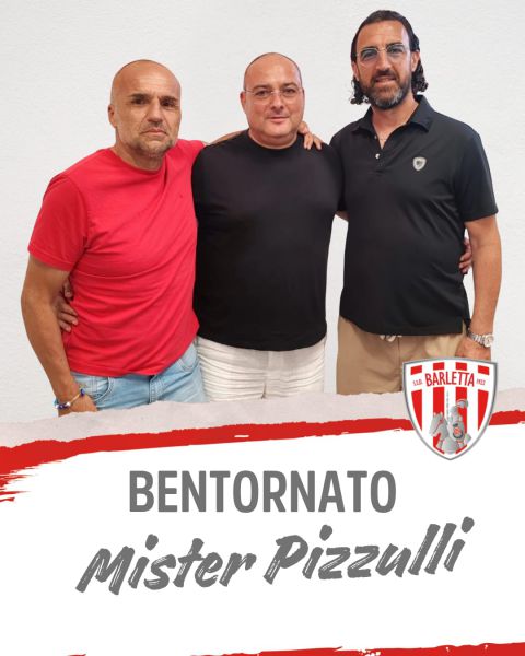 Mister Pizzulli è l'allenatore del Barletta 2025-26