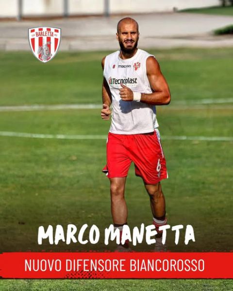 Manetta nuovo difensore del Barletta