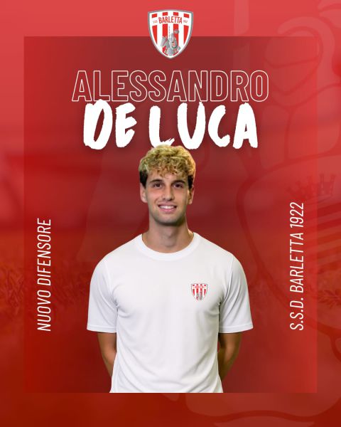 Alessandro De Luca  un nuovo difensore under del Barletta