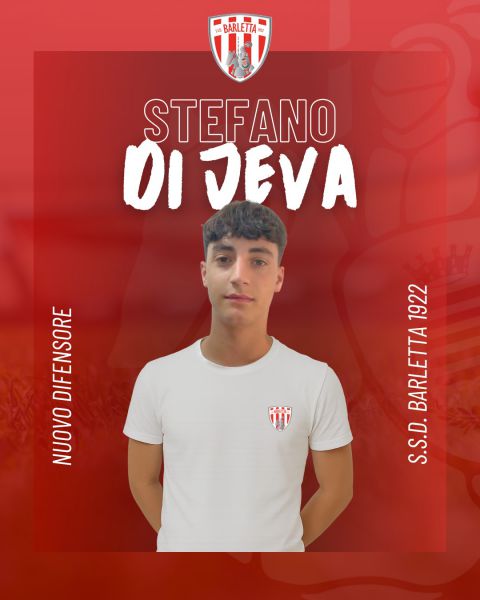 Stefano Di Jeva  un nuovo difensore under del Barletta