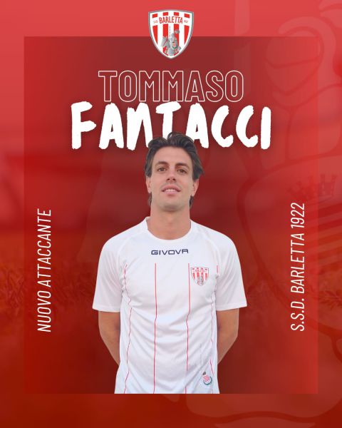 Tommaso Fantacci  un nuovo calciatore del Barletta