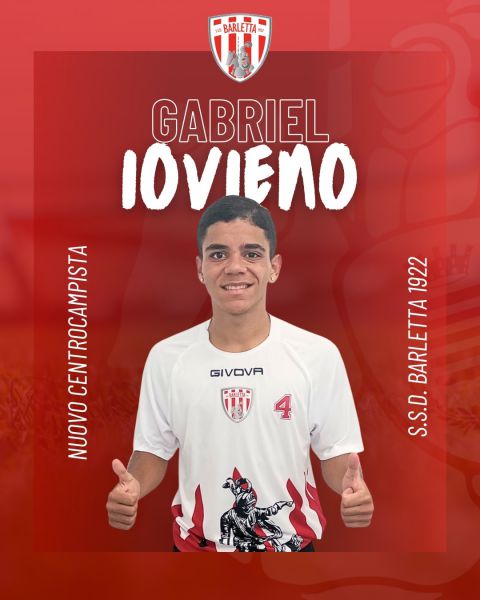 Gabriel Iovieno  un nuovo calciatore Under biancorosso